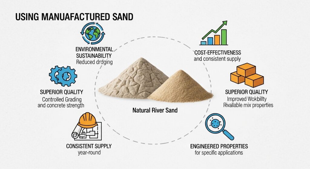 Key Advantages of Using M Sand