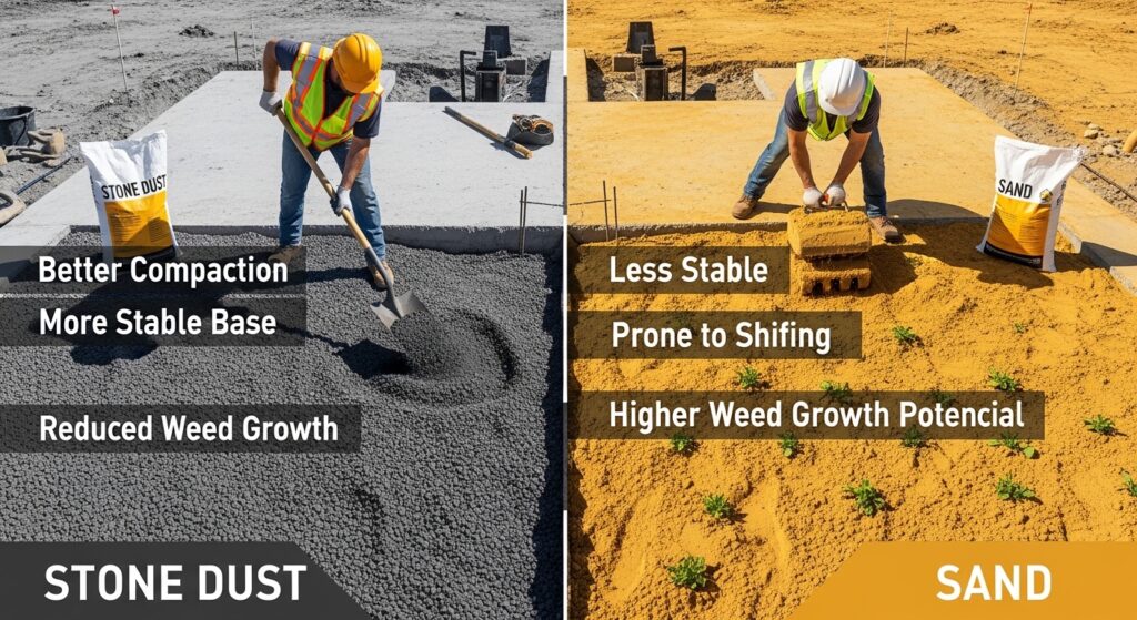 Differences Between Stone Dust vs Sand