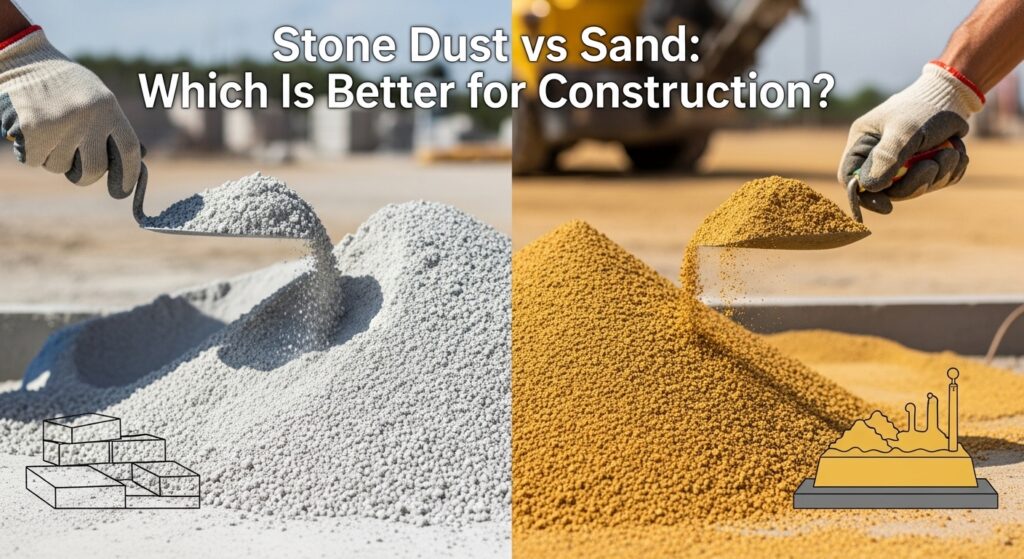 Stone Dust vs Sand: Which Is Better for Construction?